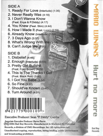 Mario Winans – Hurt No More (CASETA) [1]