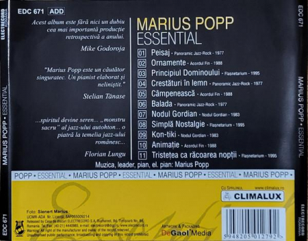 Marius Popp - Essential, (CD) [1]