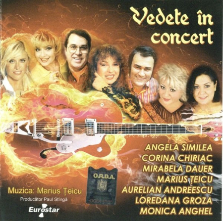 Muzica Usoara - Marius Țeicu – Vedete În Concert (CD)
