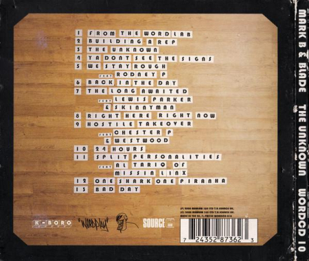 Mark B & Blade - The Unknown (CD) [1]