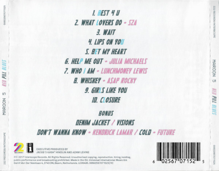 Maroon 5 – Red Pill Blues (CD) [1]