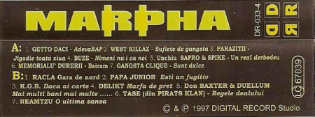 Marpha II - Strict Hip - Hop , (Casetă Audio) [1]