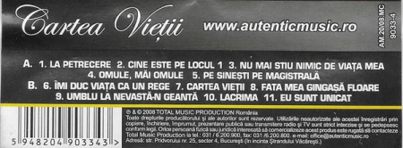 Măru - Cartea Vieții, (Casetă Audio) [1]