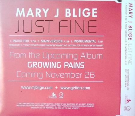 Mary J. Blige - Just Fine (CD) [1]