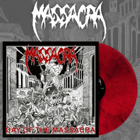 Discuri vinil - Massacra – Day Of The Massacra (Disc Vinil, Transparent Red W/ Black Marble Vinyl)
