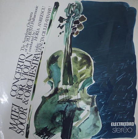 Muzică Clasică - Matei Socor - Concerto For Violin And Orchestra = Concert Pentru Vioară Și Orchestră, (Disc Vinil)