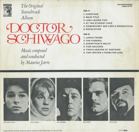 Maurice Jarre - Doctor Schiwago - The Original Soundtrack Album (Disc Vinil) [1]