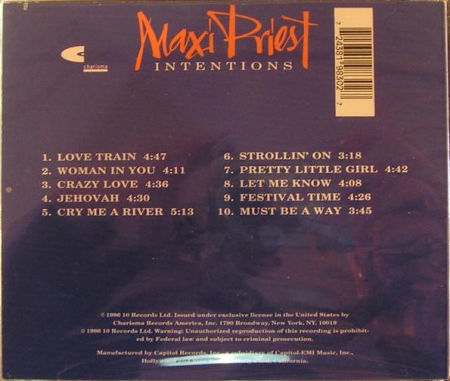 Maxi Priest - Intentions (CD) [1]