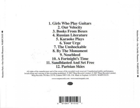 Maxïmo Park - Our Earthly Pleasures, (CD) [1]