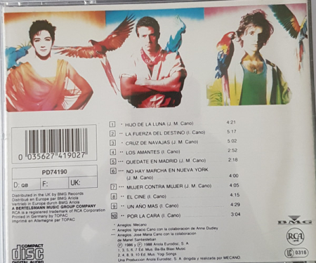 Mecano - Descanso Dominical (CD) [1]