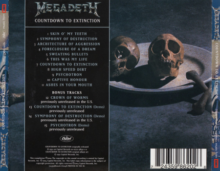 Megadeth - Countdown To Extinction (CD) [1]