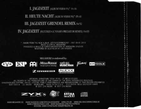 Megaherz - Jagdzeit, (CD) [1]