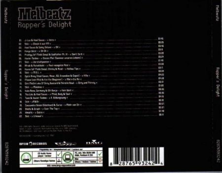 Melbeatz - Rapper's Delight , (CD) [1]