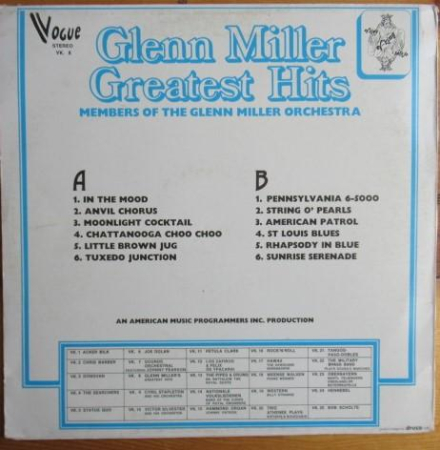 Members Of The Glenn Miller Orchestra - Glenn Miller Greatest Hits (Disc Vinil) [1]