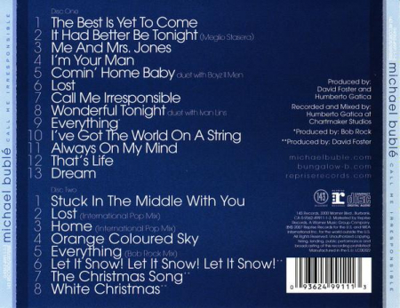 Michael Bublé - Call Me Irresponsible , (CD) [1]