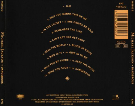 Michael Jackson - Dangerous, (CD) [1]