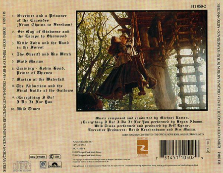 Michael Kamen - Robin Hood: Prince Of Thieves (Original Motion Picture Soundtrack) , (CD) [1]