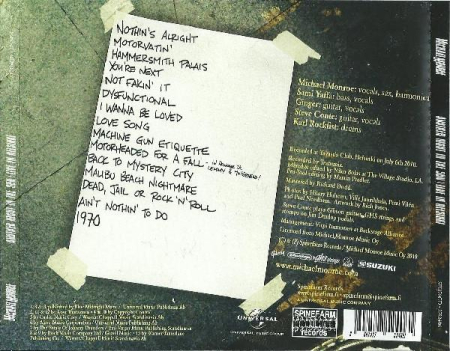 Michael Monroe - Another Night In The Sun / Live In Helsinki (CD) [1]
