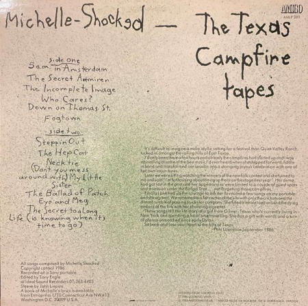 Michelle Shocked - The Texas Campfire Tapes, (Disc Vinil) [1]