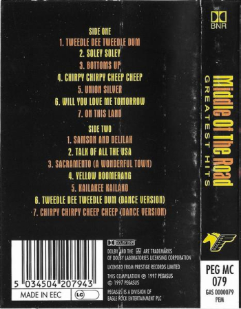 Middle Of The Road - Greatest Hits [1]
