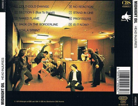 Midnight Oil - Head Injuries [1]
