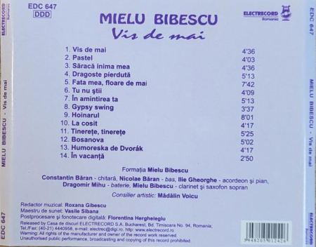 Mieluță Bibescu - Vis De Mai, (CD) [1]