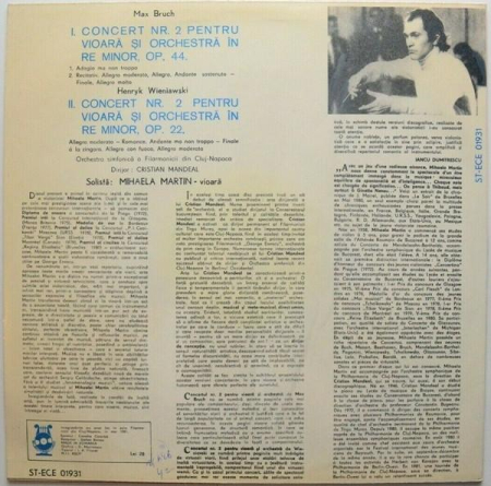 Mihaela Martin - Concertul Nr.2 Pentru Vioară Și Orchestră În Re Minor Op.44 / Concertul Nr.2 Pentru Vioară Și Orchestră În Re Minor Op.22 [1]