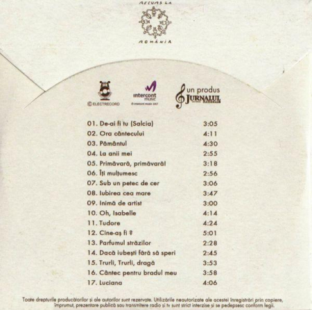 Mihaela Mihai - Mihaela Mihai, (CD) [1]