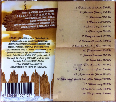 Mihai Mărgineanu – Las Fierbinți Music Track Part.1 (CD) [1]
