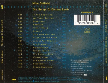 Mike Oldfield - The Songs Of Distant Earth [1]