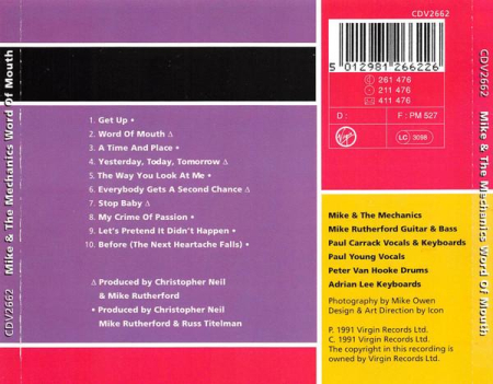 Mike & The Mechanics - Word Of Mouth (CD) [1]