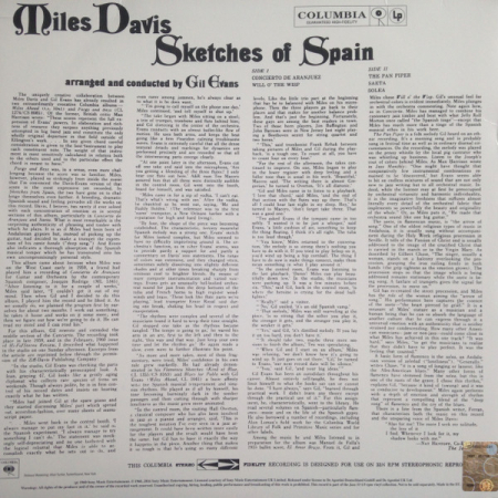 Miles Davis – Sketches Of Spain, (Disc Vinil) [1]