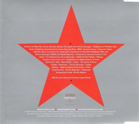 Miley Cyrus - Fly On The Wall, (CD) [1]