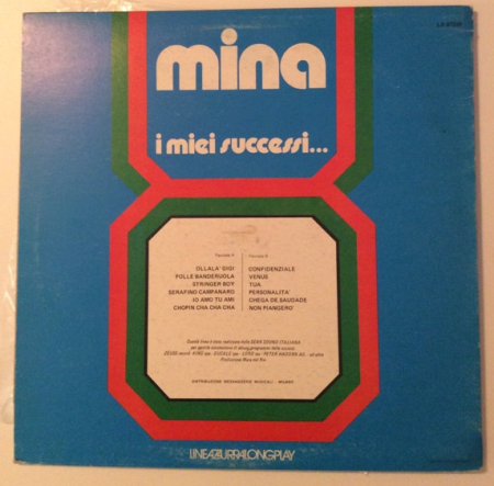 Mina - I Miei Successi... (Disc Vinil) [1]