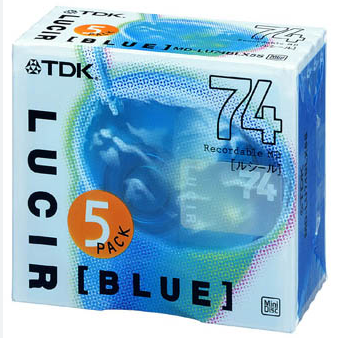 Echipamente Audio - MiniDiscuri TDK Lucir Blue 74