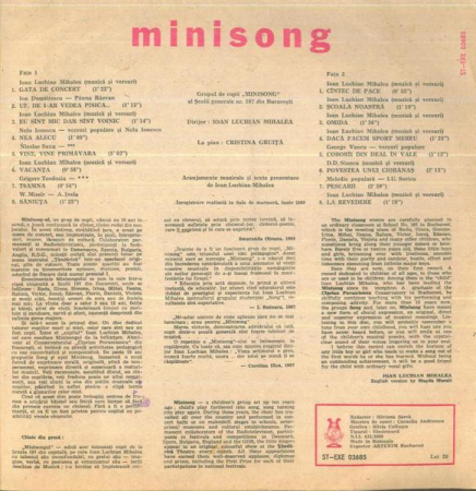 Minisong - Minisong, (Disc Vinil) [1]
