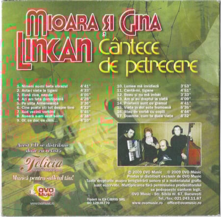 Mioara Lincan Și Gina Lincan – Cântece De Petrecere (CD) [1]