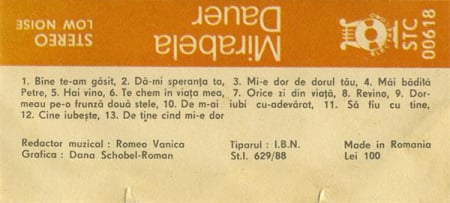 Mirabela Dauer - Bine Te-am Găsit, (Casetă Audio) [1]