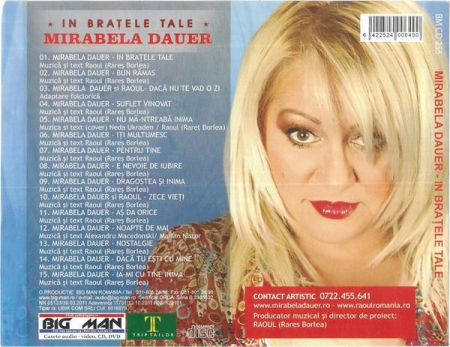 Mirabela Dauer - In Brațele Tale, (CD) [1]