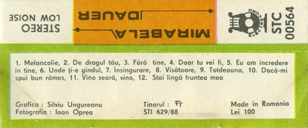 Mirabela Dauer - Însingurare (Caseta Audio) [1]
