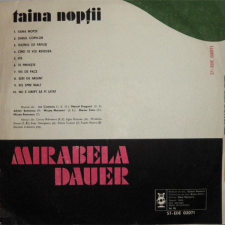 Mirabela Dauer - Taina Nopții (Disc Vinil) [1]