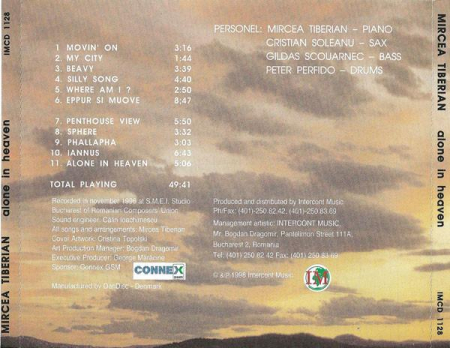 Mircea Tiberian - Alone In Heaven, (CD) [1]