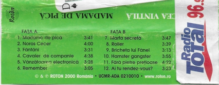 Mircea Vintilă - Madama De Pică , (Casetă Audio) [1]