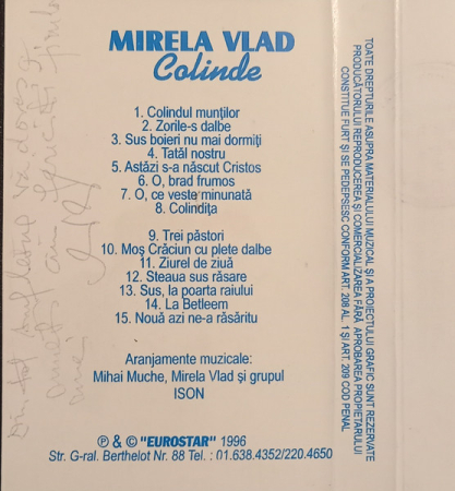 Mirela Vlad – Colinde (CASETA) [1]