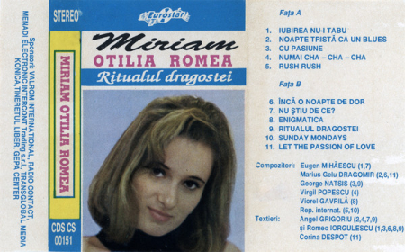 Miriam Otilia Romea* – Ritualul Dragostei (CASETA) [1]
