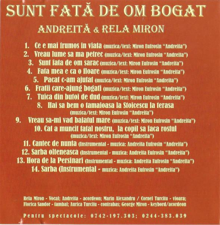 Miron Andreița - Sunt Fată De Om Bogat [1]