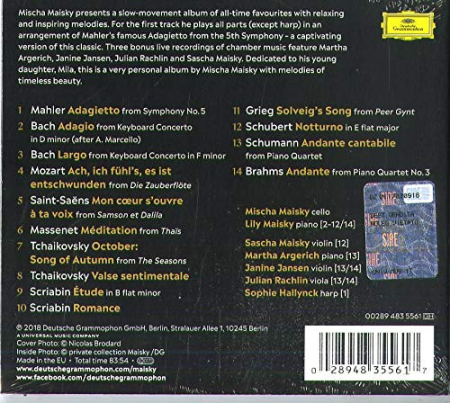 Mischa Maisky & Lily Maisky – Adagietto (CD) [1]