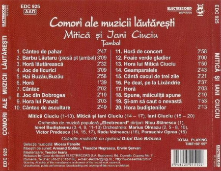 Mitică Ciuciu - Țambal, (CD) [1]