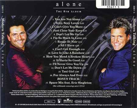 Modern Talking - Alone - The 8th Album (CD) [1]