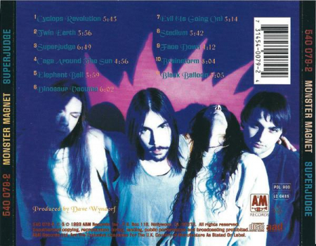 Monster Magnet - Superjudge, (CD) [1]